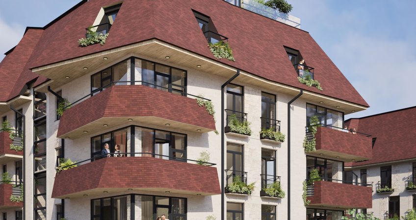 Residential Buildings in Alpine Complex  